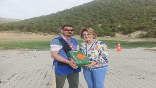 Başkan Çelik, trap turnuvasında madalya kazanan sporcuları tebrik etti