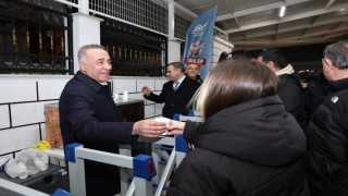Başkan Dursun teravih namazında vatandaşlarla buluştu