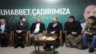Başkan Özdemir, Muhabbet Çadırında vatandaşlarla buluştu