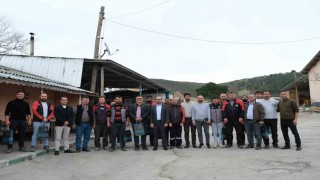 Başkan Tayır, belediye personeliyle bayramlaştı