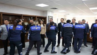 Başkan Ünlü, personelle bayramlaştı