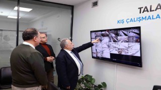 Başkan Yalçın kış çalışmalarını yönetti