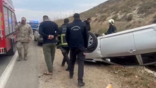 Batmanda kontrolden çıkan araç takla attı: 1 yaralı