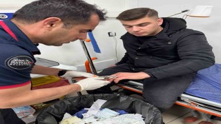 Batmanda parmağa sıkışan yüzüğü itfaiye erleri çıkarttı