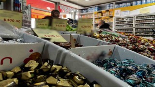 Bayburtta bayram şekerleri tezgâhlarda yerini aldı