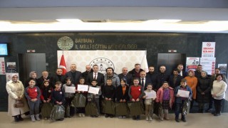 Bayburtta öğrenciler Minik Eller Tasarlıyor projesi kapsamında müzik aletleri tasarladılar