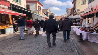 Bayram yoğunluğu esnafın yüzünü güldürdü
