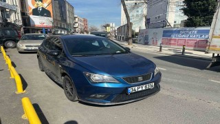 Bayrampaşada makas atan sürücü kamerada