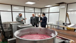 Bilecikin yöresel ürünü meşhur ayva lokumu üretim tesisine ziyaret