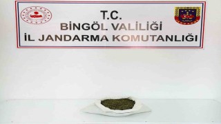 Bingölde 2 kilo esrar ele geçirildi
