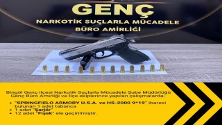 Bingölde ruhsatsız silah operasyonu