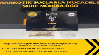 Bingölde ruhsatsız silah ve uyuşturucu ele geçirildi