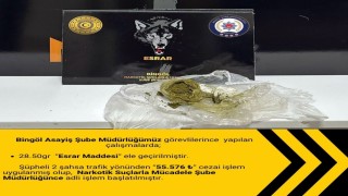 Bingölde uyuşturucu operasyonu