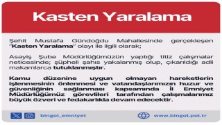 Bingölde yaralama olayının şüphelisi yakalandı