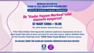 Bodrumda ilk kadın yaşam merkezi açılıyor