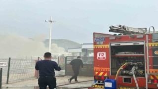 Bodrumda milyon dolarlık motoryat alev alev yandı