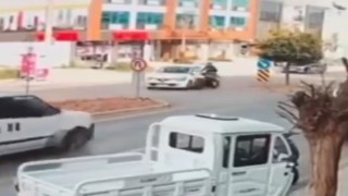 Bodrumdaki kaza güvenlik kamerasına yansıdı