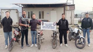 Boluda motosiklet hırsızlığı şüphelileri kıskıvrak yakalandı