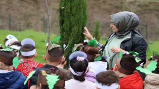 Botanik bahçesinde doğayla buluştular