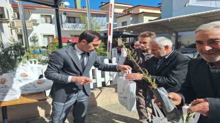 Bozdoğanda Orman Haftasında fidan dağıtımı gerçekleştirildi