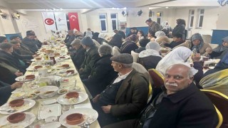 Bulanıkta yaşlılar iftar yemeğinde bir araya geldiler