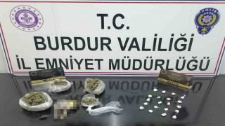 Burdurda durdurulan araçtan uyuşturucu çıktı, 1 kişi tutuklandı