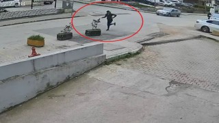 Bursada bir kişinin yaralandığı silahlı saldırı anı kamerada