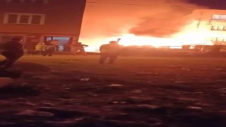 Bursada boş baraka alevlere teslim oldu