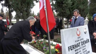 Bursadaki şehitler unutulmadı