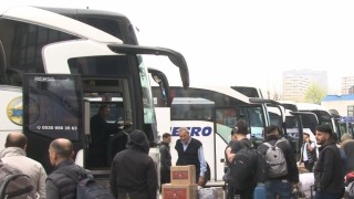 Büyük İstanbul Otogarında bayram hareketliliği