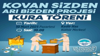 Büyükşehirin Kovan Sizden Arı Bizden Projesinde kura heyecanı