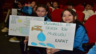 Büyükşehirle çocuklara su bilinci aşılandı