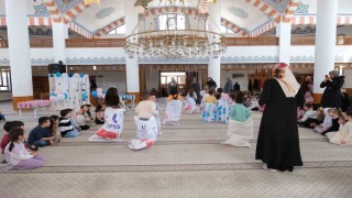 Cami, çocuk buluşması gerçekleştirildi