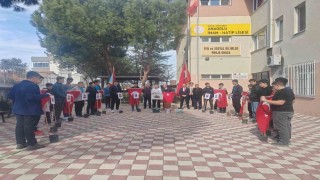 Çanakkale Zaferi ve Şehitler haftasında gül fidanları toprakla buluştu