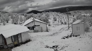 Çankırıda kar yağışı