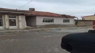 Çatıda kızıl geyiği görenler neye uğradığını şaşırdı