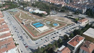 Çorumdaki Yüzüncü Yıl Millet Bahçesi açılışa hazırlanıyor