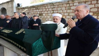 Cumhurbaşkanı Erdoğan, Kasım Yağcıoğlunın cenaze törenine katıldı