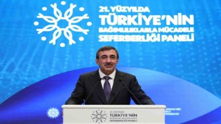 Cumhurbaşkanı Yardımcısı Yılmaz: Son günlerde maalesef yargı süreçlerimizle ilgili sokaklarda hukuk dışı, hukuka aykırı bir takım eylemlerin, söylemlerin yaşandığını gördük