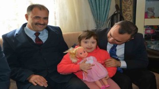 Demirci protokolünden yüz güldüren ziyaretler