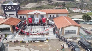 Demircide halkla bayramlaşma programına yoğun katılım