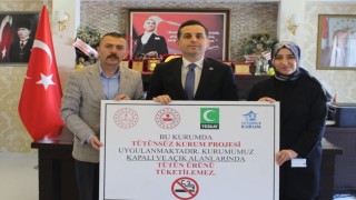 Demirözünde Tütünsüz Kurum projesi devam ediyor