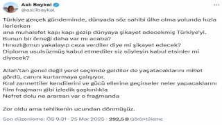 Deniz Baykalın kızından CHPye sert eleştiri