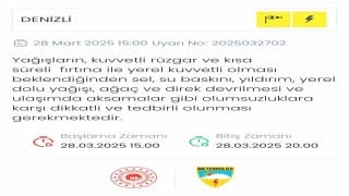 Denizli bayramını yağışlı geçirecek