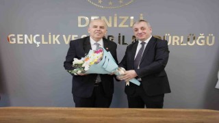 Denizli Gençlik ve Spor Müdürlüğünde bayrak değişimi