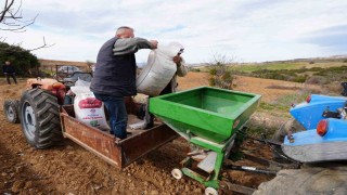 Denizlide 542 çiftçiye 75 bin 100 kilogram gübre desteği sağladı