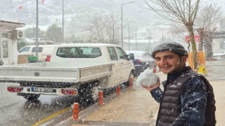 Denizlide bahar ve kış aynı günde yaşandı
