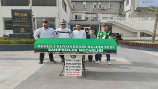 Denizlispor taraftarlarından tabutlu eylem