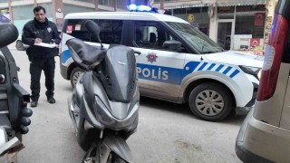 Devrilen motosikletin sürücüsü yaralandı