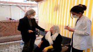 Dezavantajlı depremzedelerin ağız ve diş sağlığı taraması yapıldı
